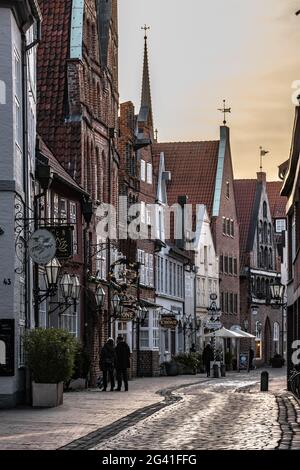 View of the old town of Lueneburg, Germany Stock Photo