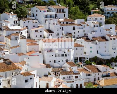 CASARES, ANDALUCIA/SPAIN - MAY 5 : View of Casares in Spain on May 5, 2014 Stock Photo