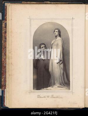 Photo production of a print to a painting by Ary Scheffer Dante