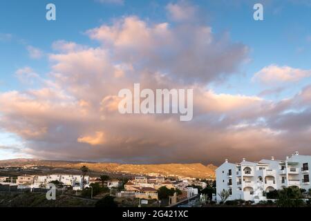 Sunset at Callao Salvaje Santa Cruz de Tenerife Spain Stock Photo