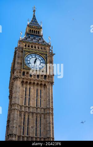 LONDON - MARCH 13 : View of Big Ben in London on March 13, 2016 Stock Photo