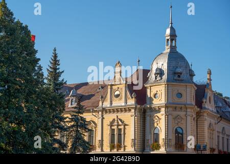 BRASOV, TRANSYLVANIA/ROMANIA - SEPTEMBER 20 : View of the traditional buildings in Brasov Transylvania Romania on September 20, Stock Photo