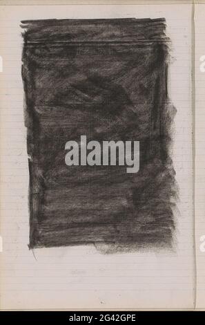 Study. Leaf 15 Verso from a sketchbook with 79 sheets. Stock Photo