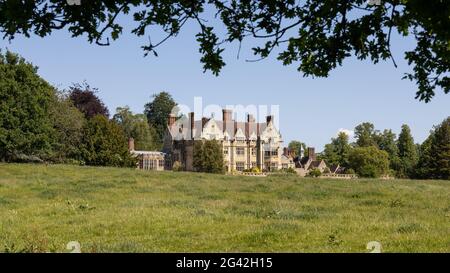 BALCOMBE, WEST SUSSEX/UK - MAY 31 : View of Balcombe Place a Grade II listed building near Balcombe in West Sussex on May 31, 20 Stock Photo