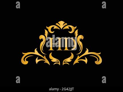 Luxury Alphabet letters HD. Golden Floral alphabet . Monogram initials perfectly for wedding invitations, greeting card, logo, and other design. Stock Vector