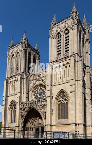 BRISTOL, UK - MAY 14 : View of the Cathedral in Bristol on May 14, 2019 Stock Photo