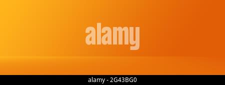 The horizontal blank gradient orange Halloween banner background ...