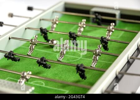 Babyfoot table isolated on white background Stock Photo