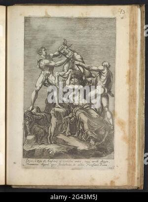 Dirce sculpture tied to a bull, Antique roman sculpture known as the ...