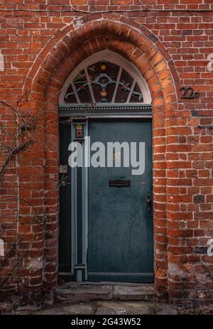 Old door in Lueneburg, Germany Stock Photo