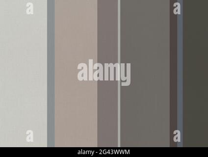 Cotton fabric texture printed with beige colored stripes. Stock Photo