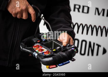 Puebla, Mexico. 19th June, 2021. volant steering wheel during the 2021 Puebla ePrix, 5th meeting of the 2020-21 Formula E World Championship, on the Autodromo Miguel E. Abed from June 18 to 20, in Puebla, Mexico - Photo Germain Hazard / DPPI Credit: DPPI Media/Alamy Live News Stock Photo