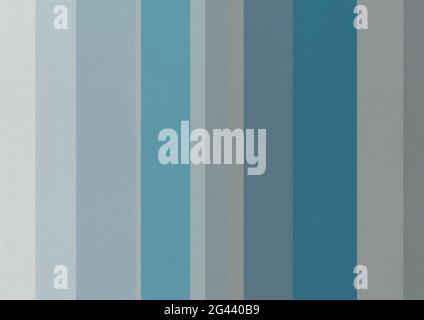 Cotton fabric texture printed with blue colored stripes. Stock Photo