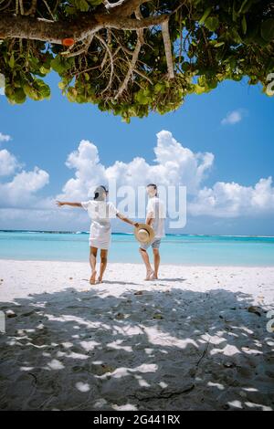 Amazing Baby Beach and coast on Aruba, Caribbean, white beach with blue ocean tropical beach Stock Photo