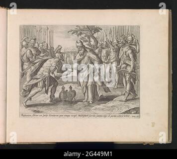 Abrahams encounter with Melchis deck; History of Abraham. Melchis deck ...