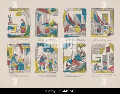 Little Red Riding Hood. Sheet with 20 performances from the