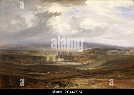 Joseph Mallord William Turner -  Raby Castle the Seat of the Earl of Darlington Stock Photo