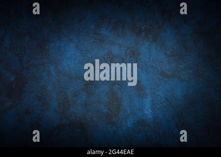 Abstract dark blue background. Rough texture with copyspace Stock Photo