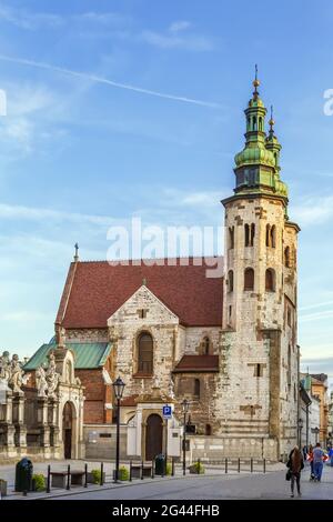 Romanesque church of St Andrew tower in Krakow built between 1079 ...