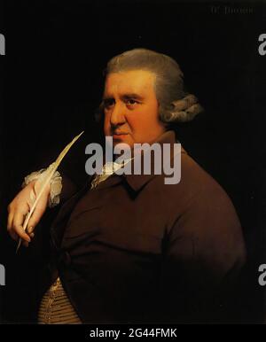 Joseph Wright of Derby (1734-1797) -  Erasmus Darwin Stock Photo