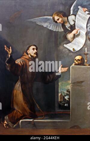Painting by Jusepe de Ribera from 1624 depicting the martyrdom of Saint ...