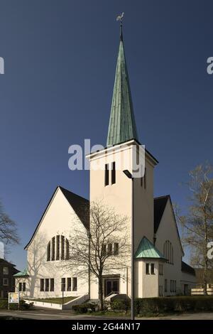 Paulus Church, Marl, Ruhr Area, North Rhine-Westphalia, Germany, Europe Stock Photo