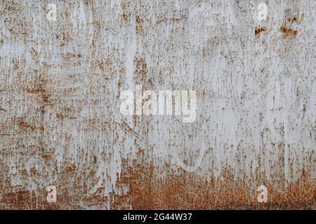 Old grunge rustic metal texture. Rusty iron plate background Stock Photo