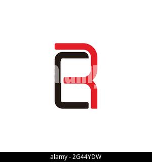 letter cr linked colorful design symbol vector Stock Vector Image & Art ...