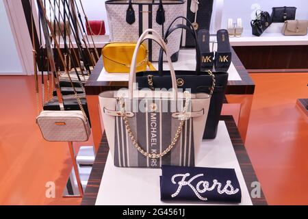 The Michael Kors boutique within the Macy's Herald Square department store  in New York Stock Photo - Alamy