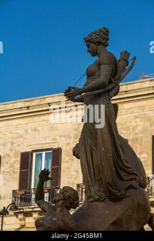 ITALY. SICILY. SYRACUSE. ORTYGIA ISLAND Stock Photo