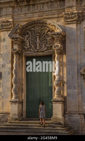 ITALY. SICILY. SYRACUSE. ORTYGIA ISLAND Stock Photo