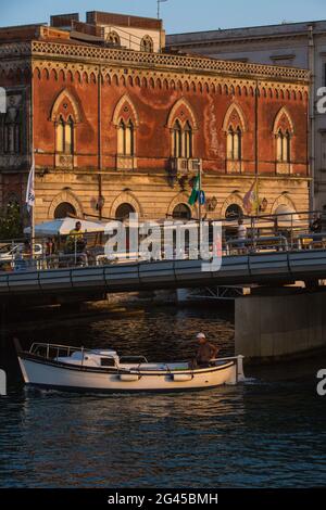 ITALY. SICILY. SYRACUSE. ORTYGIA ISLAND Stock Photo