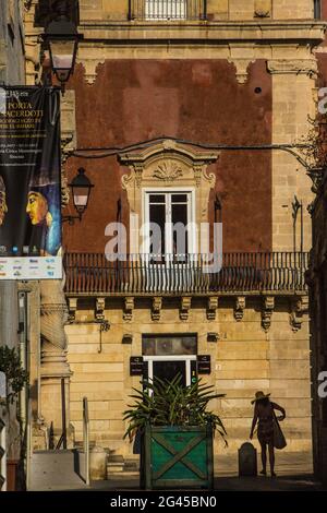 ITALY. SICILY. SYRACUSE. ORTYGIA ISLAND Stock Photo