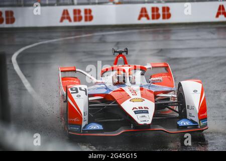 Puebla, Mexico. 19th June, 2021. 94 Lynn Alexandre (gbr), Mahindra Racing, Mahinda M7Electro, action during the 2021 Puebla ePrix, 5th meeting of the 2020-21 Formula E World Championship, on the Autodromo Miguel E. Abed from June 18 to 20, in Puebla, Mexico - Photo Xavi Bonilla / DPPI / LiveMedia Credit: Independent Photo Agency/Alamy Live News Stock Photo