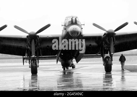 Avro Lancaster, Four Engine, British Heavy Bomber Stock Photo - Alamy