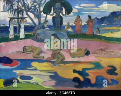 Paul Gauguin -  Mahana No Atua Day of the God Stock Photo