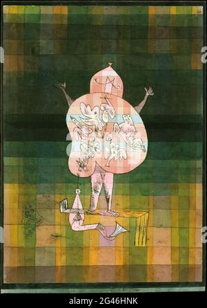 Paul Klee -  Ventriloquist and Crier in the Moor Stock Photo