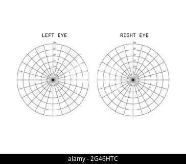 Amsler test grid. Eye scotoma chart. Oculist Vector printable chart retina examination. Grid with dot in centre. Vision control. Stock Vector
