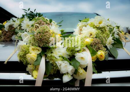Wedding bouquet. The most important bouquet at the wedding is the bride's bouquet. Stock Photo