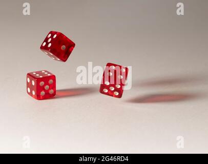 stack dice Stock Photo