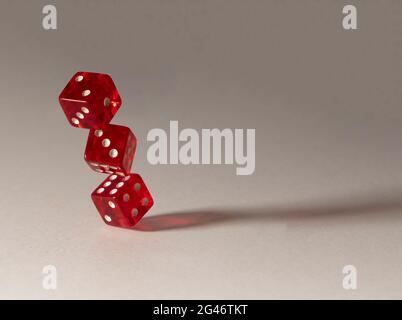 stack dice Stock Photo