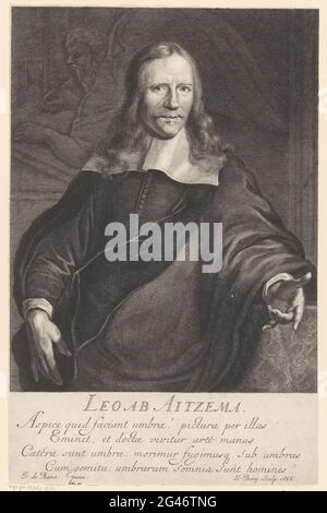 Portrait of Lieuwe of Aitzema, Portrait of Lieuwe of Aitzema. In the ...