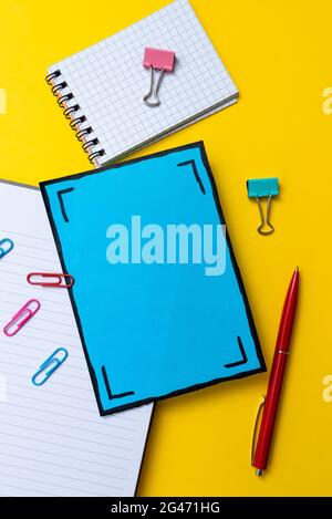 https://l450v.alamy.com/450v/2g471hg/flashy-school-office-supplies-bright-teaching-learning-collections-creative-writing-tools-educational-things-mixed-student-s-2g471hg.jpg