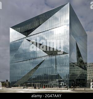 Cube Berlin, cube-shaped office building on Washingtonplatz, Germany ...