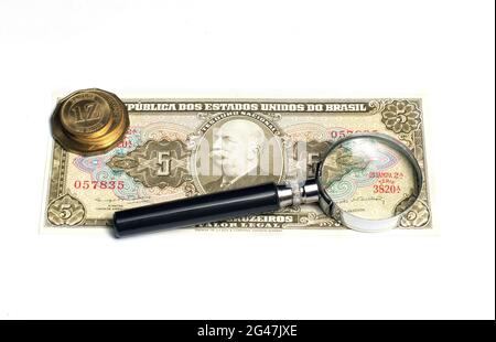 collectibles Coins Banknotes Awards Stock Photo