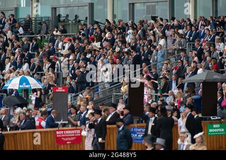 Ascot, Berkshire, UK. 19th June, 2021. A busy day at Royal Ascot. Credit: Maureen McLean/Alamy Live News Stock Photo