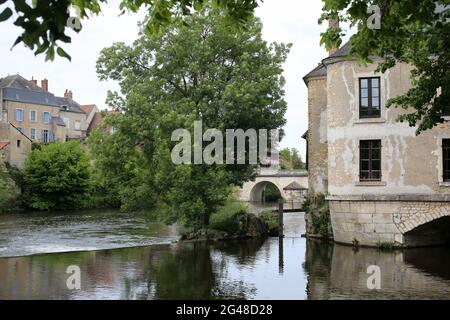 Argenton-sur-Creuse, Indre, France Stock Photo