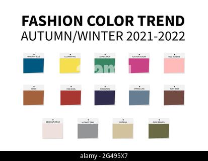 Color palette autumn winter 2021-2022 RGB 2646152 Vector Art at Vecteezy