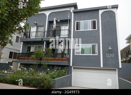 Santa Monica, California, USA 18th June 2021 A general view of atmosphere of Serial Killer/rapist Michael Gargiulo, aka The Hollywood Ripper's former home/residence at 1229 12th Street in Santa Monica, California, USA. Photo by Barry King/Alamy Stock Photo Stock Photo