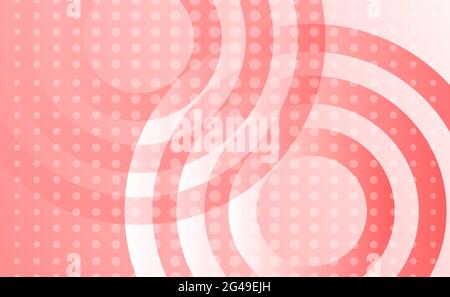 Template for cover, flyer. Technology background with round geometric shapes. Abstract Wallpaper Stock Vector